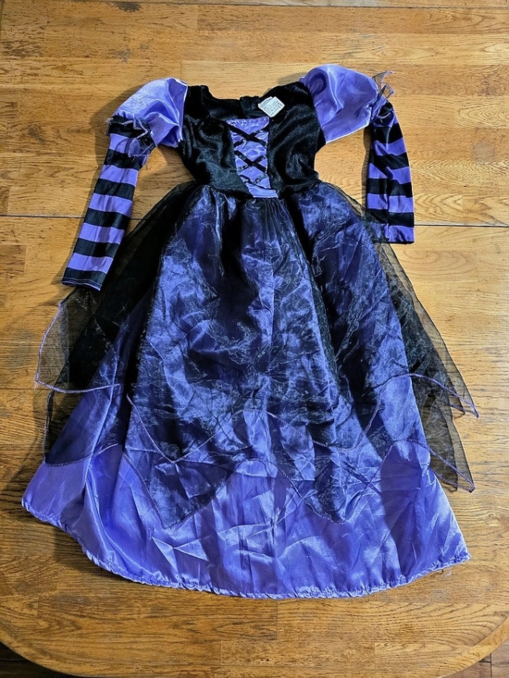 Witch Tulle Purple And Black Halloween Cosplay Costume Dressup